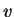 \( v \)