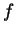 \( f \)