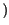 $ \left.\vphantom{ \frac{M}{2},\frac{N}{2}}\right)$