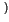 $\displaystyle \left.\vphantom{ 1+k_{a}\, m(t)}\right)$