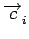 $\displaystyle \overrightarrow{c}_{{i}}^{}$