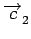 $\displaystyle \overrightarrow{c}_{{2}}^{}$