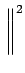 $\displaystyle \left.\vphantom{ \int_{-\infty}^{+\infty}\mathcal{H}(f)\mathcal{G}(f)e^{2\pi jfT}df}\right\Vert^{{2}}_{}$