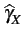 $\displaystyle \widehat{{\gamma }}_{{X}}^{}$