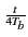 $\scriptstyle {\frac{{t}}{{4T_{b}}}}$
